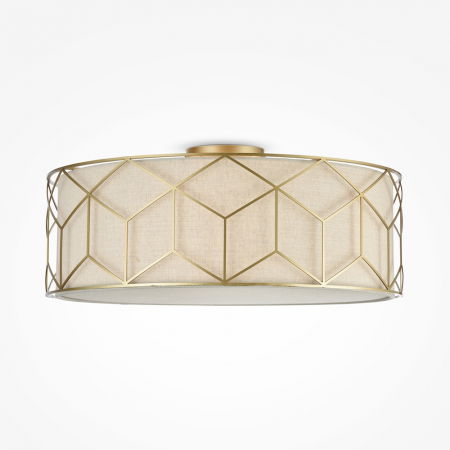 Plafoniere - Plafoniera Maytoni Classic Messina H223-PL-05-G E27 3x60W -  Metal Gold IP20