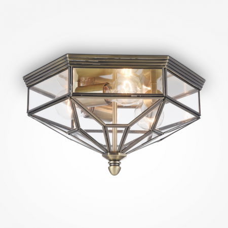 Plafoniere - Plafoniera Maytoni Classic Zeil H356-CL-03-BZ E27 3x60W -  Metal Bronze IP20