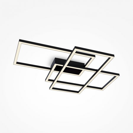 Plafoniere - Plafoniera Maytoni Line MOD015CL-L80B LED 80W 3000K 4100lm Metal/Acril Black IP20