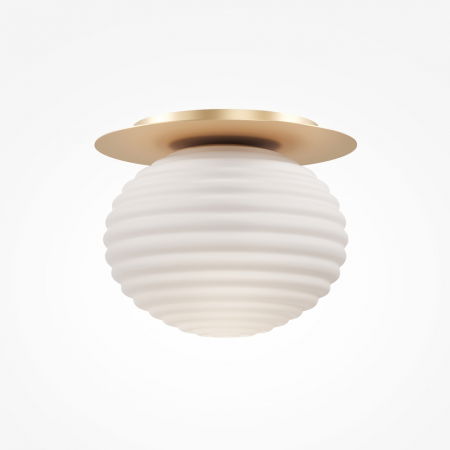 ILUMINAT INTERIOR - Plafoniera Maytoni Reels MOD268CL-01G E27 1x60W -  Metal/Glass Gold IP20