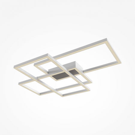 Plafoniere - Plafoniera Maytoni Rida MOD015CL-L80WK LED 78W 3000K-4000K 4300lm Metal White IP20