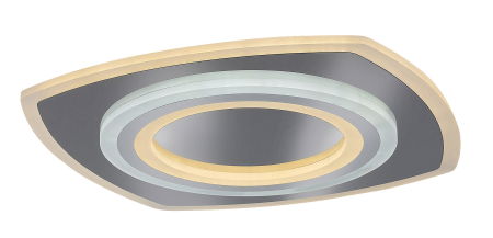 Plafoniere - Plafoniera Rabalux Taneli2 LED 60W 6100lm 3000,4000,6000K metal acril crom alb IP20