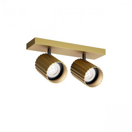 ILUMINAT INTERIOR - Plafoniera Redo DELPHI 01-3402 Auriu mat GU10 2x7W   IP20