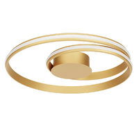 ILUMINAT - Plafoniera REDO Torsion 01-4358 LED 40W 3779lm 2700K/4000K Matt Gold IP20