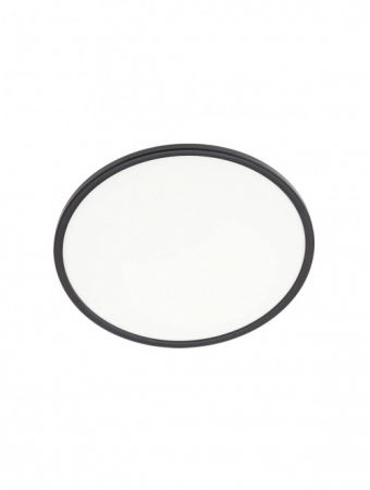 ILUMINAT INTERIOR - Plafoniera rotunda Smarter Memo 05-935 Policarbonat Negru mat CCT LED 24W 3000K-6500K 1700lm/1900lm IP54