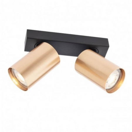 ILUMINAT INTERIOR - Plafoniera Smarter Modi, negru/aur mat, 2XGU10, L.17 cm, 01-3503