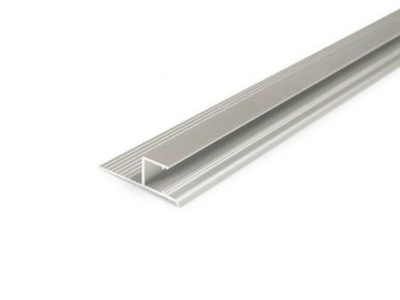 Speciale - Profil LED încastrat OMNI 10, aluminiu anodizat, lungime 2m, 12,6mm x 38,6mm + Dispersor alb mat click