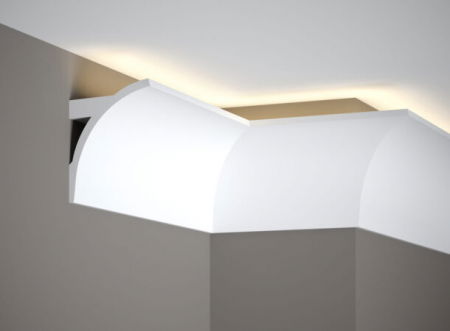 Profil LED Polimer Rigid Polyforce Mardom QL011 123x95x2000 mm [0]