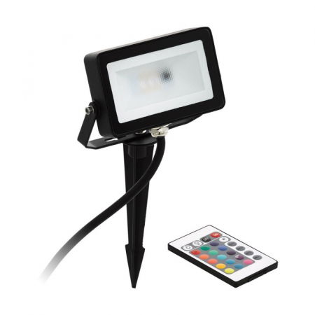 BLACK FRIDAY 2024 - Proiector exterior cu telecomanda EGLO FAEDO 98185, LED 10W 700lm RGB