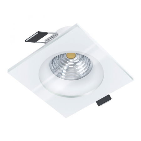 Fixe - Spot incastrat dimabil EGLO SALABATE 98242, LED 6W 450lm 4000K IP44, Alb