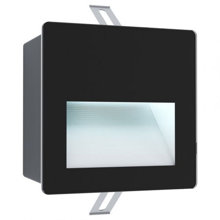 EGLO EXTERIOR - Spot incastrat EGLO ARACENA 99574, LED 3.7W, 400lm, 4000K, IP65 Aluminiu, Plastic, Alb, Negru, Sticla, Negru