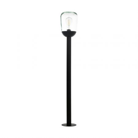 EGLO EXTERIOR - Stalp exterior EGLO DONATORI 98703, E27 1X60W IP44 Ø155mm, Negru