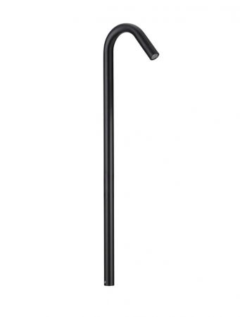 Stalpi - Stalp exterior Nova Luce GLEAM 9030847 LED 5W 3000K 183lm Sandy Black Aluminium & Clear Glass   IP65