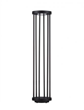 Stalpi - Stalp exterior Nova Luce NEREUS 9030588 LED 8W 3000K 501lm Sandy Black Die-Casting Aluminium & Clear Glass   IP65