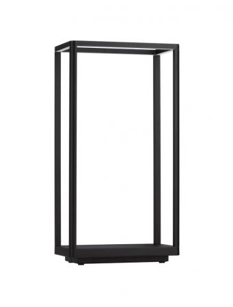 Stalpi - Stalp exterior Nova Luce VEL 9030571 LED 9W 3000K 344lm Sandy Black Die-Casting Aluminium & Polycarbonate Frost   IP65