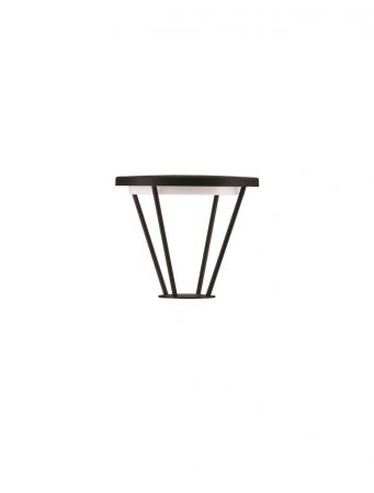 Stalpi - Stalp exterior Nova Luce VIRTUS 9030573 LED 16W 3000K 1190lm Sandy Black Die-Casting Aluminium & Polycarbonate Frost   IP65