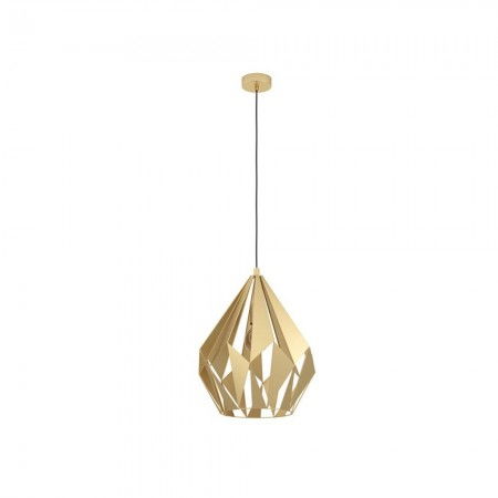 EGLO INTERIOR - Suspensie Eglo Carlton, auriu, 1XE27, D.38 cm, 43815