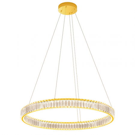 Moderne - Suspensie Incanti Akala LED 49W 3000K 3626lm 3Step Dimming Metal Gold Decoratiuni Cristal IP20