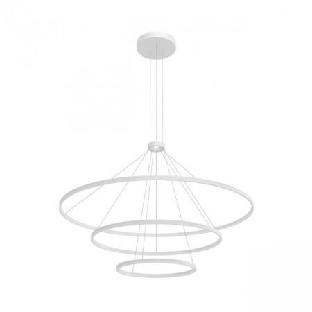 BF LUSTRE - Suspensie REDO Orbit 01-2242 LED 150W h1700 Ø340 7156lm 3000K IP20 Nedimabil Alb mat