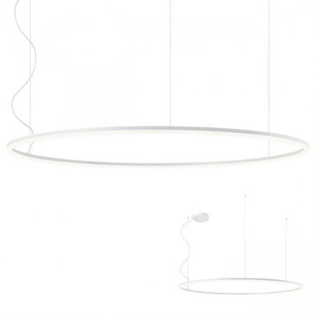 BLACK FRIDAY - Suspensie Redo Orbit LED Direct Light alb mat  105W  11550/8548 lumeni  alb cald  3000K 01-1718