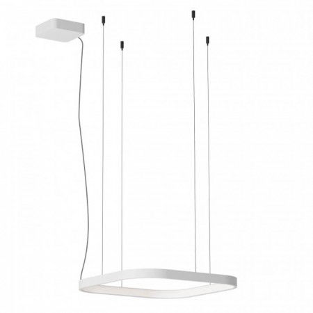 BF LUSTRE - Suspensie Redo Orion, alb mat, LED CCT, 40W, 2609 lumeni, 2700K/3000K/4000K, L.50 cm, 01-3890