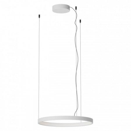 BF LUSTRE - Suspensie Redo Orion Round, alb mat, LED CCT, 40W, 2660 lumeni, 2700K/3000K/4000K, D.50 cm, 01-3866
