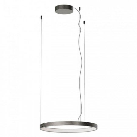 BF LUSTRE - Suspensie Redo Orion Round, foggy nickel, LED CCT, 40W, 2660 lumeni, 2700K/3000K/4000K, D.50 cm, 01-3868
