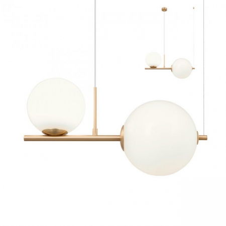 BLACK FRIDAY 2024 - Suspensie REDO Talis  01-1633 E27 2x42W Nedimabila Bronz Periat