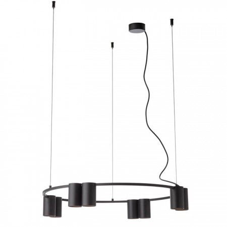 Moderne - Suspensie Smarter Modi, negru, 8XGU10, D.64 cm, 01-3522