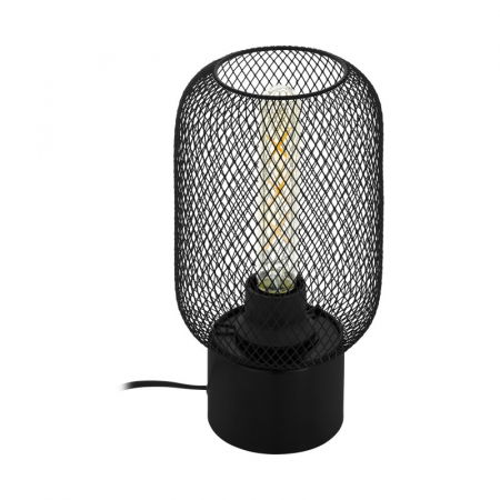 BF VEIOZE - Veioza EGLO WRINGTON 43096, E27 1X60W 150mm, Otel, negru