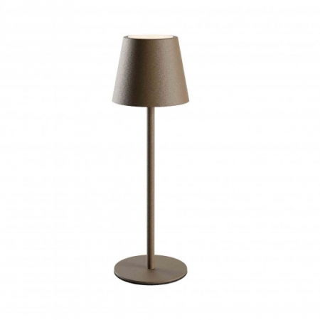 ILUMINAT - Veioza exterior Moby, corten, baterie, LED, 3.5W, 215 lumeni, 3000K-6500K, IP54, H.35 cm, 90574