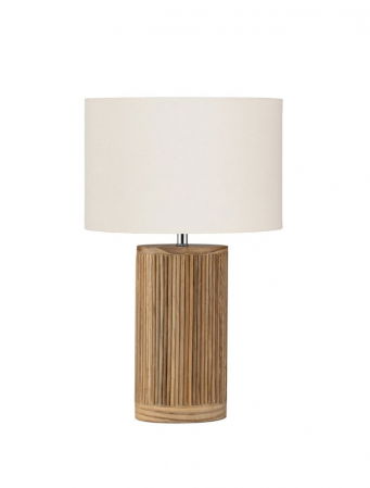 Veioze - Veioza Nova Luce NAU 9001074 Wicker & Wood Fabric Shade E27 1x12W IP20