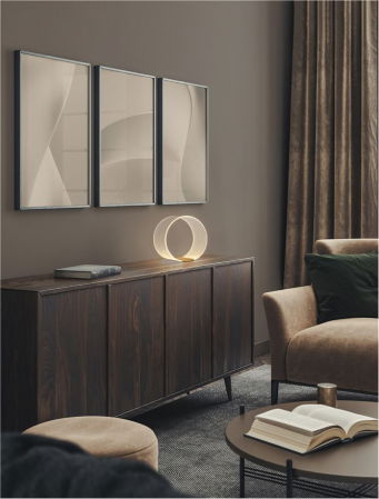 Veioze - Veioza Nova Luce VALENTIN 9030637 LED 14W 3000K 786lm Brass Gold Aluminium & Acrylic  Dimmable IP20