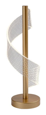 Veioze - Veioza Rabalux Zofrael LED 6W 450lm 3000K metal acril auriu transparent IP20