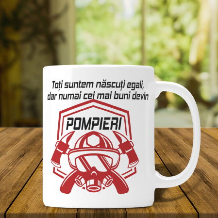 Cani personalizate - Cana Personalizata - Cei Mai Buni Devin Pompieri