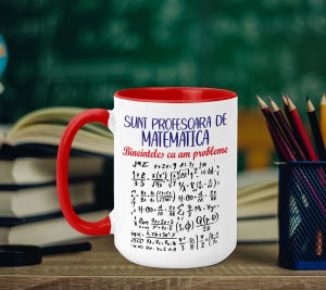 Cani personalizate - Cana Personalizata - Profesoara De Matematica