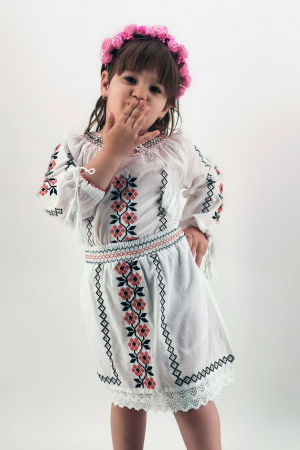 Compleu fetita - Compleu traditional fetite Marinela