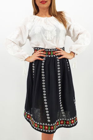 Fuste - Fusta stilizata cu motive traditionale Ioana 2