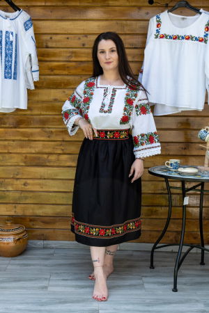 Fuste - Fusta stilizata cu motive traditionale Filipa