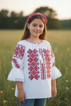 Fetite - Ie traditionala fetite Franci 5