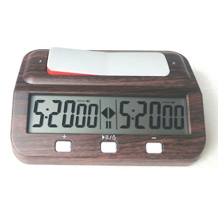 Ceasuri De Sah Digitale - Ceas de sah digital BASIC cu aspect de lemn