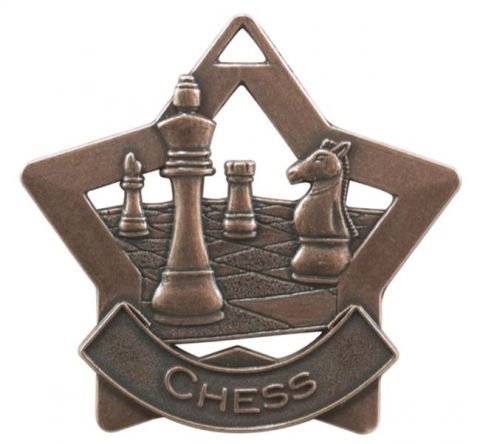 Medalii - ME 22 - Medalie Sah - 50mm - Bronz