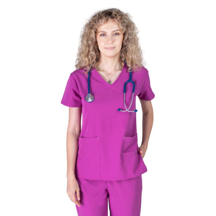 Costum medical Eva dama - mov [4]