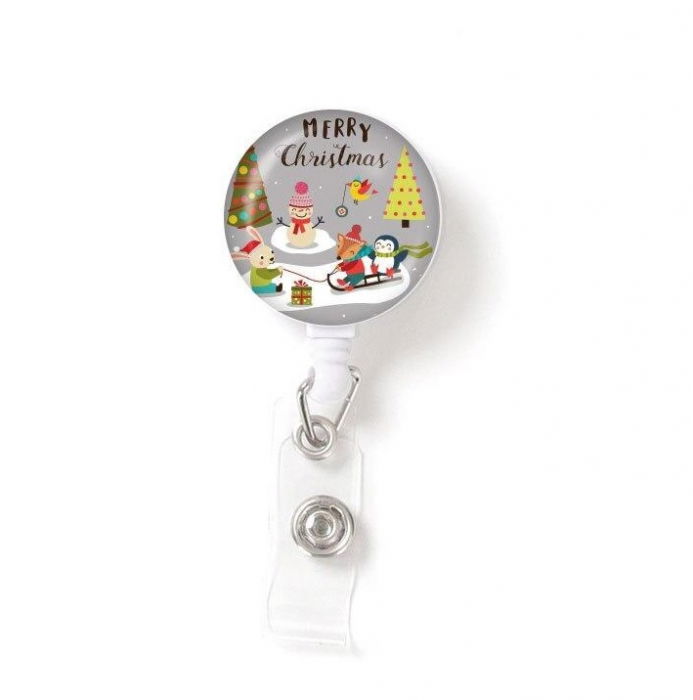 Ecuson retractabil " Merry christmas " [1]