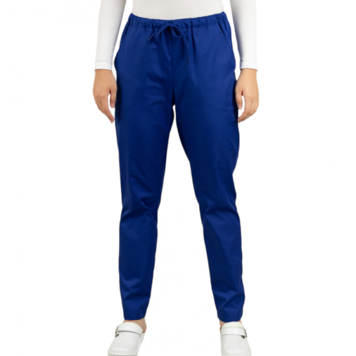 Pantaloni albastru royal unisex - strech [1]
