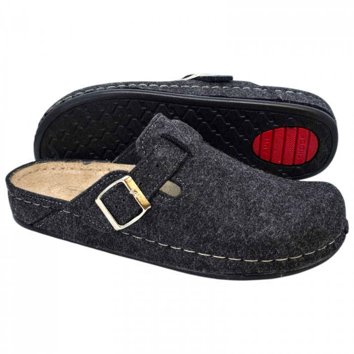 Papuci de casa Doss 259 gri inchis - barbati [4]