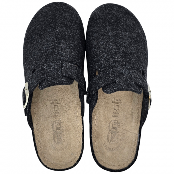 Papuci de casa Doss 259 gri inchis - barbati [5]