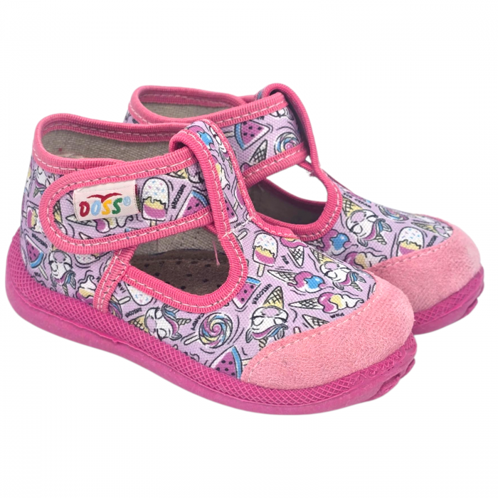 Papuci de casa Doss 5 roz cu inghetata - fetite [3]