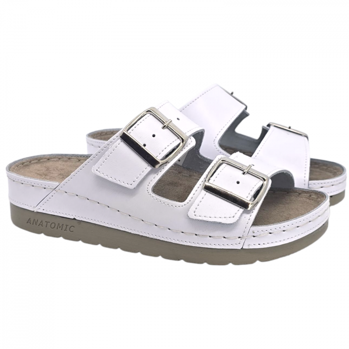 Papuci Doss 594 alb - dama [2]