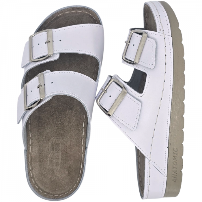 Papuci Doss 594 alb - dama [4]